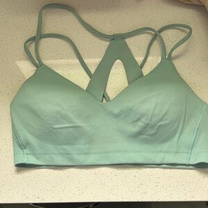 All in Motion Strappy Bra - Mint Green